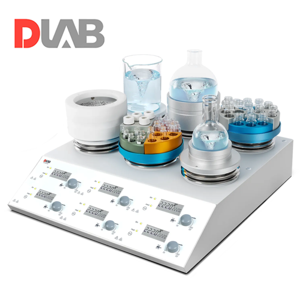 DLAB | MS-H280-S6 6 Bölmeli Dijital Isıtıcılı Manyetik Karıştırıcı